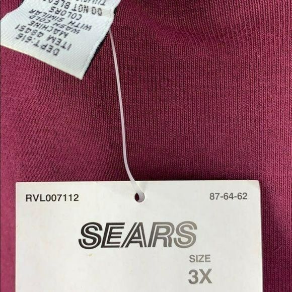 Crossroads Woman 3X Plum Colored cap sleeve Shirt - Picture 7 of 10